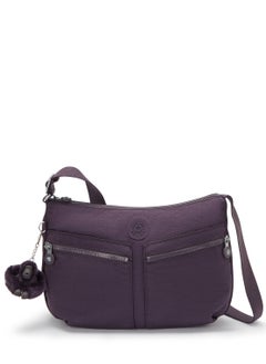 kipling Izellah Medium Across Body Shoulder Bag Ultimate Plum  - Image 1