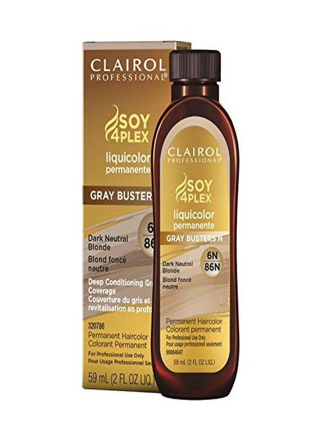 CLAIROL PROFESSIONAL - صبغة لون دائم للشعر الأشقر، 6N شقراء محايدة داكنة، 2 أوقية - Image 1