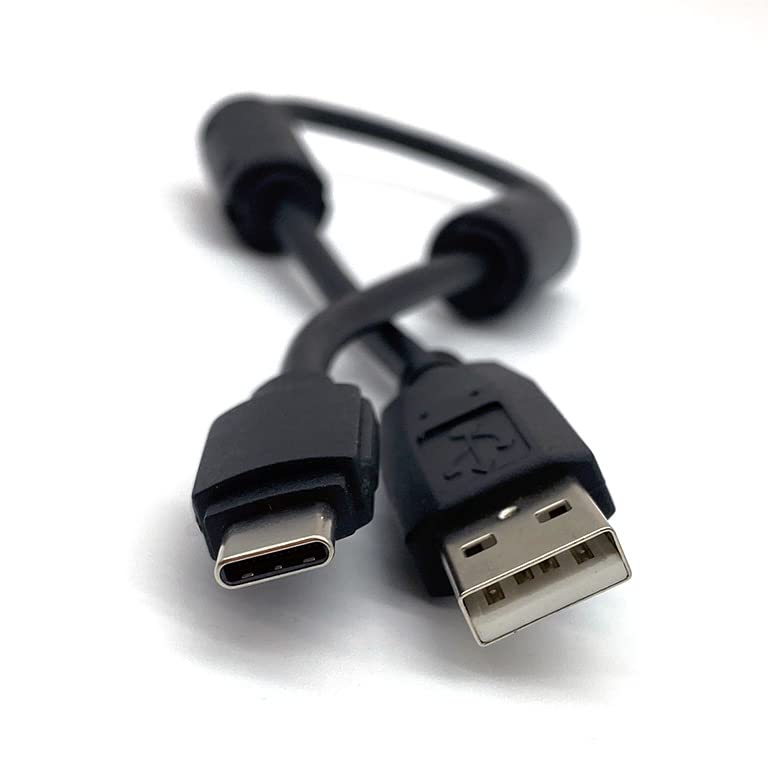Digirig Shielded Short USB-A to USB-C Cable with Ferrites - Image 2