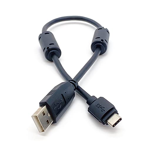 Digirig Shielded Short USB-A to USB-C Cable with Ferrites - Image 3