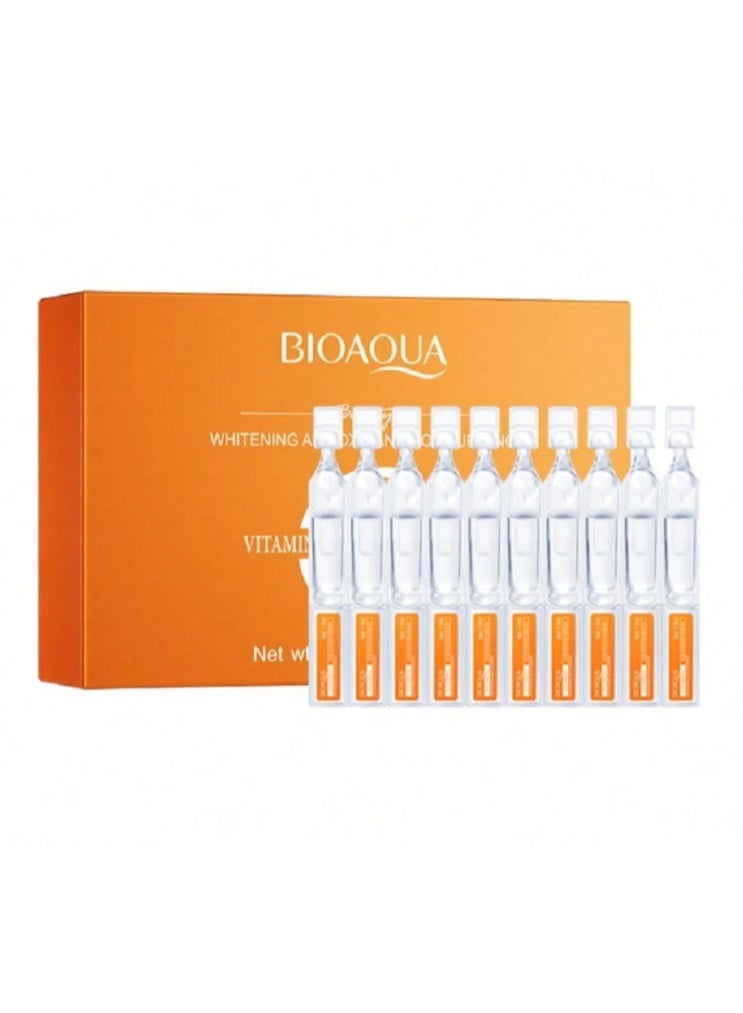 BIOAQUA Vitamin C Facial Serum for Hydrating, Firming and Moisturizing Skin - 30 Pieces - Image 1