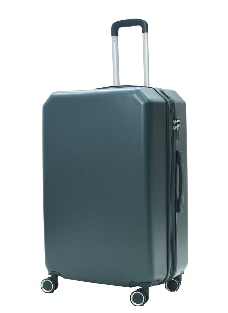 MORANO Morano Unisex Luggage Hard Trolley Travel Bags 4 Pieces Set Sizes 14/20/24/28 Dark Green  - Image 4
