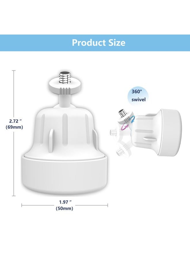 Derebir Adjustable Baby Monitor Wall Mount Compatible with Hellobaby, iFamily, OKAIDI, Blemil, ANMEATE, Nooie, for HelloBaby HB6550/HB6560/HB65/HB66/HB6339, 1/4 Thread Connection, Camera Not Included - Image 4