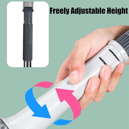 VYOOx Microfibre Twist Mop, Self-Wringing Floor Cleaning Mop Pack-1 - Image 3