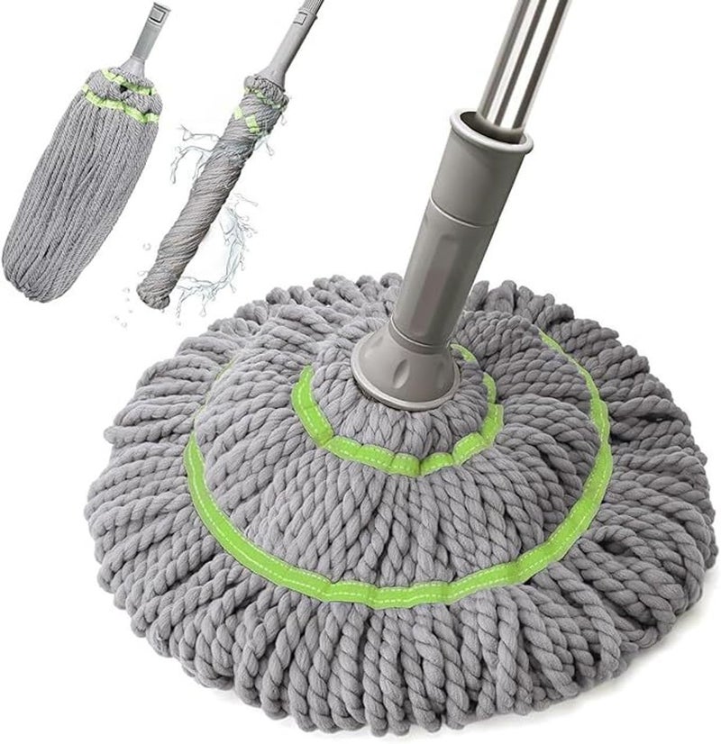 VYOOx Microfibre Twist Mop, Self-Wringing Floor Cleaning Mop Pack-1 - Image 2