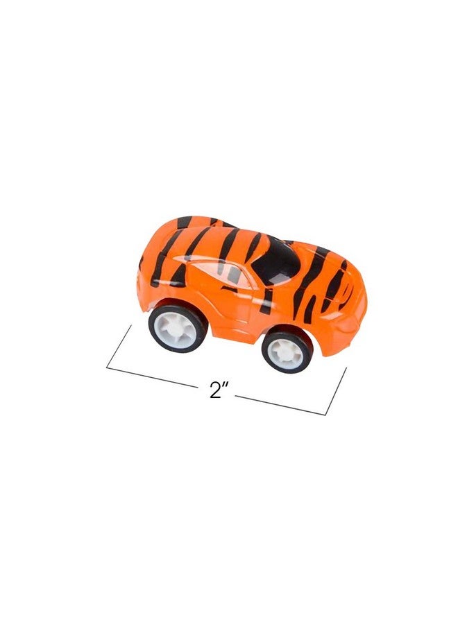 ArtCreativity 2 Inch Safari Pullback Mini Toy Cars, Set of 12, Pullback Racers with Fun Animal Patterns, Birthday Party Favors for Kids, Goodie Bag Fillers, Small Carnival & Contest Prize - Image 3