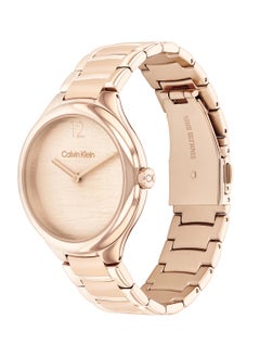 CALVIN KLEIN CALVIN KLEIN ROUND ANALOG WOMEN'S CARNATION GOLD CASE WATCH - 25100050  - Image 1