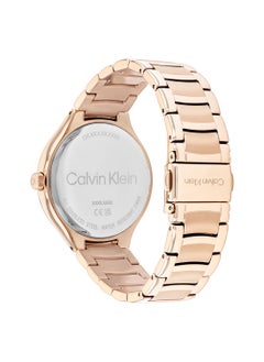 CALVIN KLEIN CALVIN KLEIN ROUND ANALOG WOMEN'S CARNATION GOLD CASE WATCH - 25100050  - Image 3