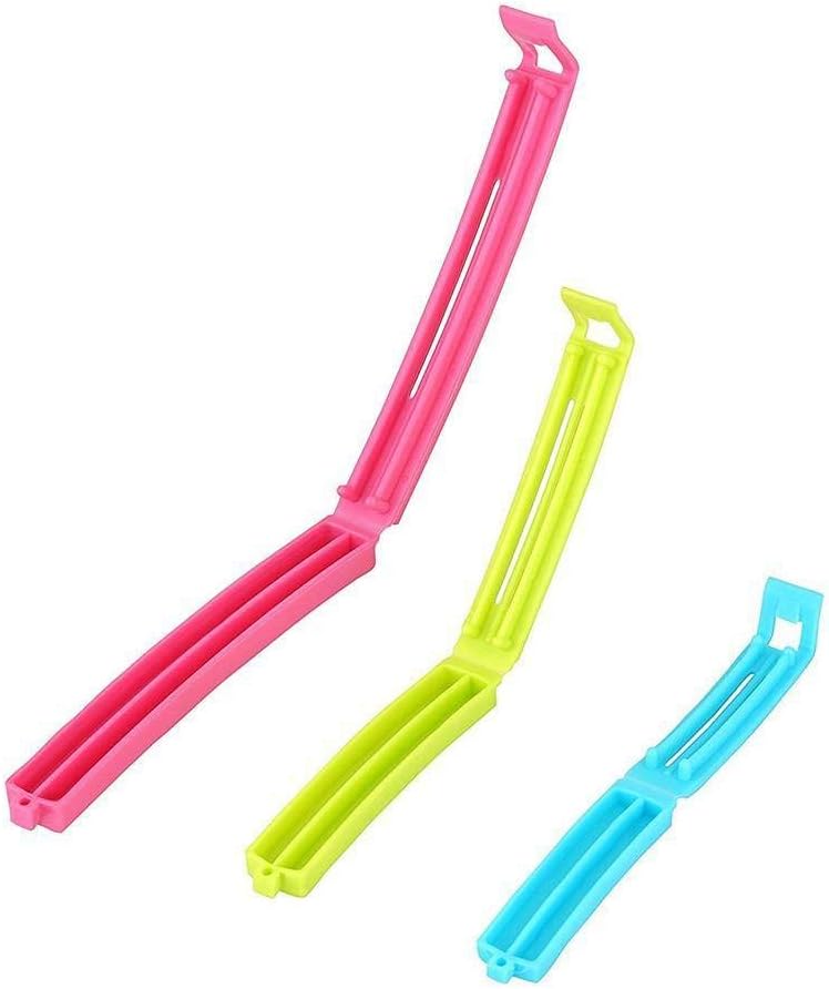 DeoDap 54 Pc Plastic Food Snack Bag Pouch Clip Sealer for Keeping Food Fresh for Home Kitchen Camping Snack Seal Sealing Bag Clips (Multi Color) | Pouch Clip Sealer 54 Piece | Food Clips Sealer | - Image 4