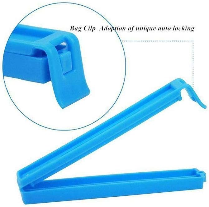 DeoDap 54 Pc Plastic Food Snack Bag Pouch Clip Sealer for Keeping Food Fresh for Home Kitchen Camping Snack Seal Sealing Bag Clips (Multi Color) | Pouch Clip Sealer 54 Piece | Food Clips Sealer | - Image 5