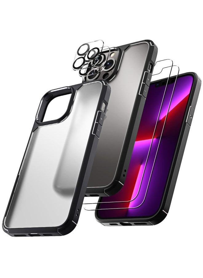 Generic For Iphone 15 Case Screen Protector Combo Pack Bestseller Digital Computer/For Iphone Protective Case Suitable For All Models-Color:Black Shell +2 Positive Mask +2 Lens Film-Applicable Model:For Iphone15PLUS "luxury Set]  - Image 1