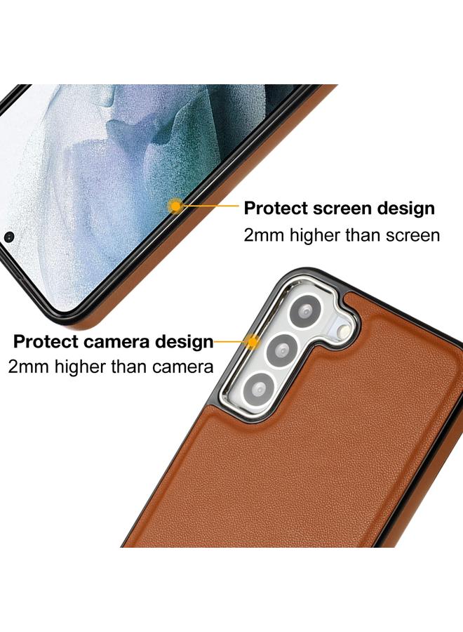 S-TOP Case For Samsung Galaxy S23+ Leather Texture Full Coverage Phone Case - Image 4
