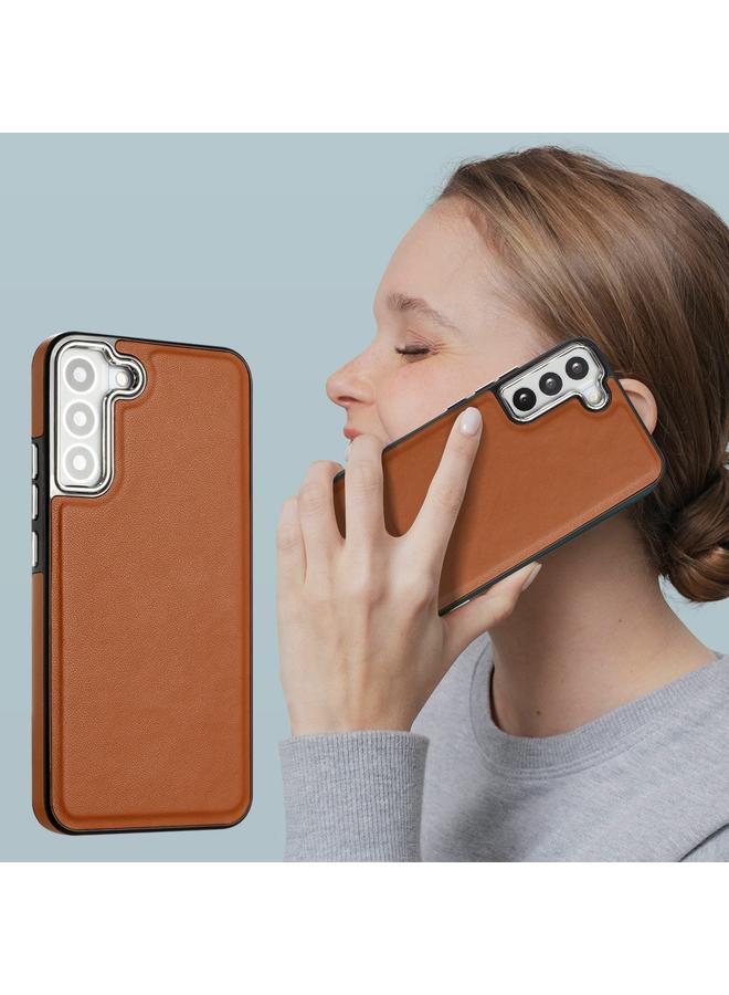 S-TOP Case For Samsung Galaxy S23+ Leather Texture Full Coverage Phone Case - Image 5