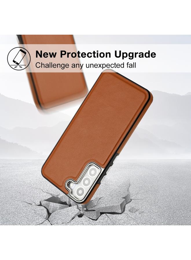 S-TOP Case For Samsung Galaxy S23+ Leather Texture Full Coverage Phone Case - Image 3