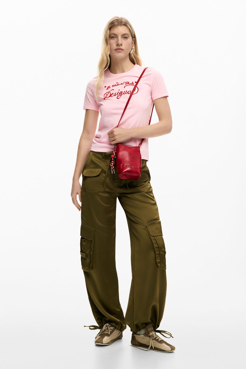 DESIGUAL Large wallet with extendable strap to wear as a crossbody bag - Image 2