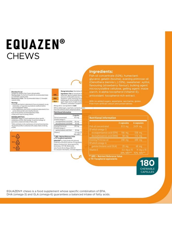 Equazen Eye Q Chews 180 Capsules - Image 3