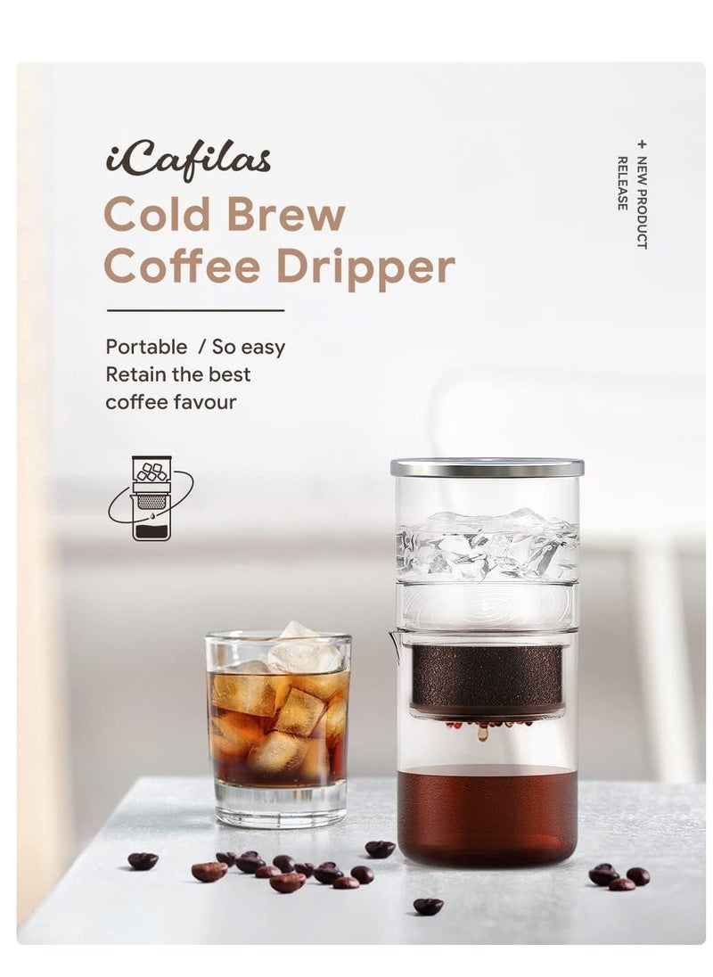 i cafilas - 2-in-1 Cold Brew Dripper Cold Brew Coffee Maker - Image 1