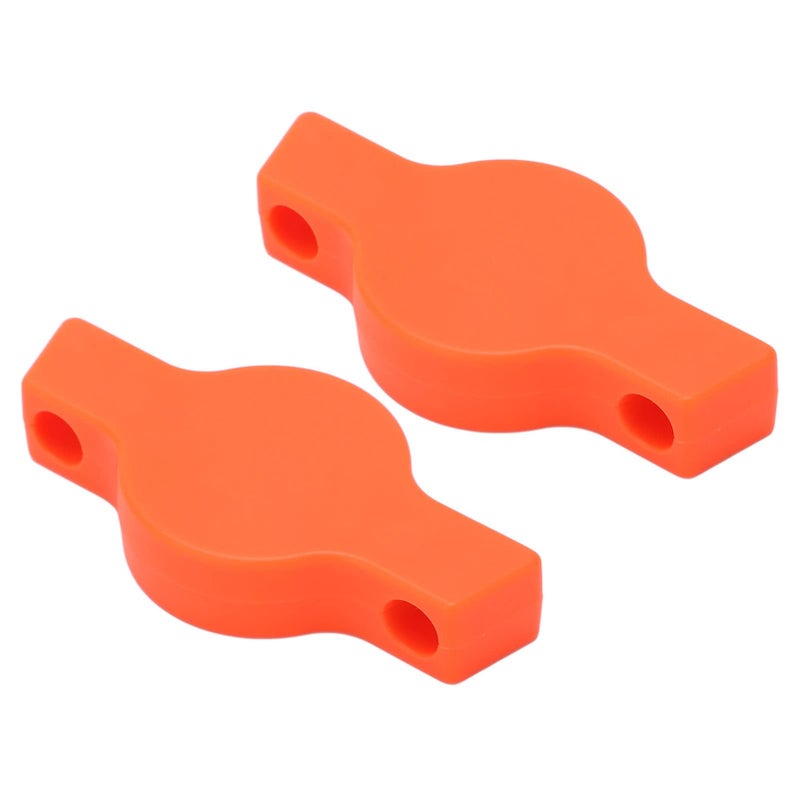 حامل دراجة تعقب قوس غطاء واقي لتحديد المواقع iOS 2Set قذيفة ABS البرتقالي سهلة التركيب - Image 4