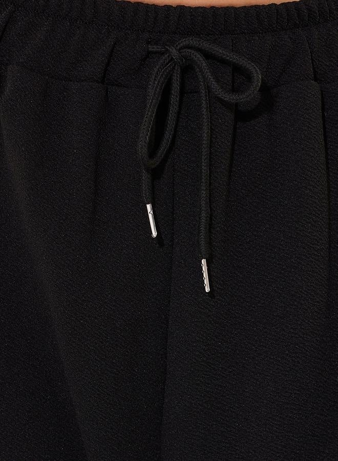 Take Two Graphic Print Cuffed Joggers with Drawstring - Image 4