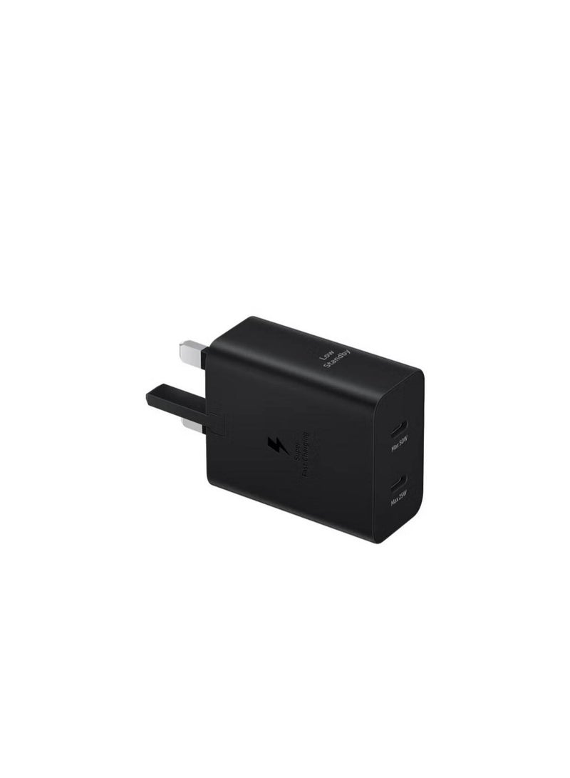 50W Original Power Adapter with USB-C Cable 5A 1.8m Super Fast Charging Compatible for Samsung Galaxy smartphones tablets and other USB-C devices (Black) - Image 5