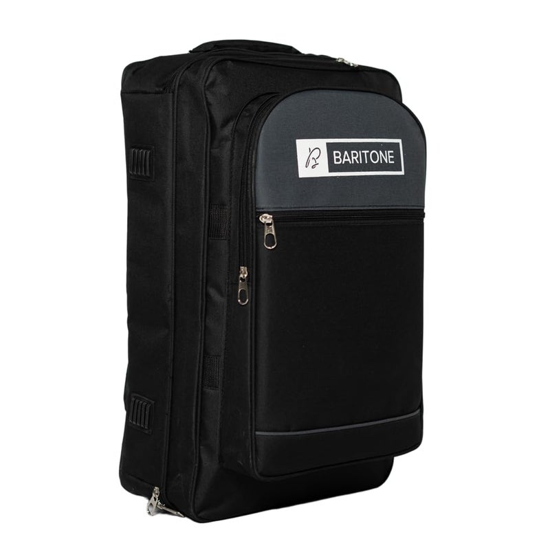 Baritone Polyester Case With Laptop Compartment For DJ Controller, Padded Cover Compatible With Pioneer DDJ-FLX4/DDJ-REV1/DDJ-400/DDJ-SB3/DDJ-RB/Roland DJ-202 Bag, Black - Image 1