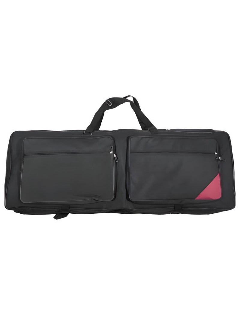 Waterproof Padded Case Gig Bag For Electronic Keyboard Piano Organ or MIDI 61 Keys / 5 Octaves with Storage Pockets