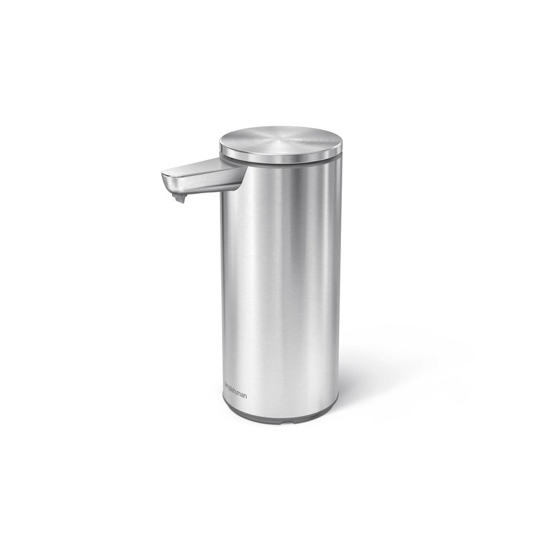 simplehuman 9 oz. Touch-Free Automatic Rechargeable Sensor Pump, Brushed Stainless Steel, 2024 Model - Image 1