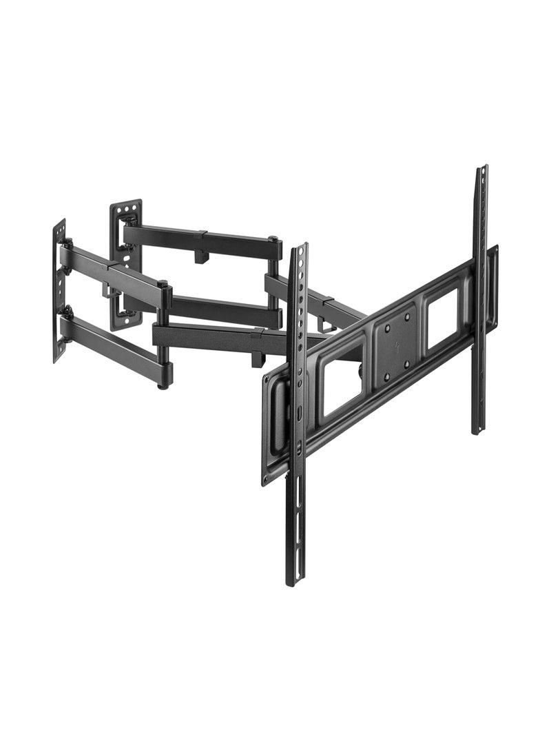 نيوستار حامل حائط للتلفزيون بزاوية كاملة الحركة للشاشات 32"-70" LED/LCD/منحنية، ذراع مزدوج قوي، VESA 600x400، يتحمل حتى 45 كجم/99 رطلاً – تصميم موفر للمساحة وسهل التركيب - Image 1