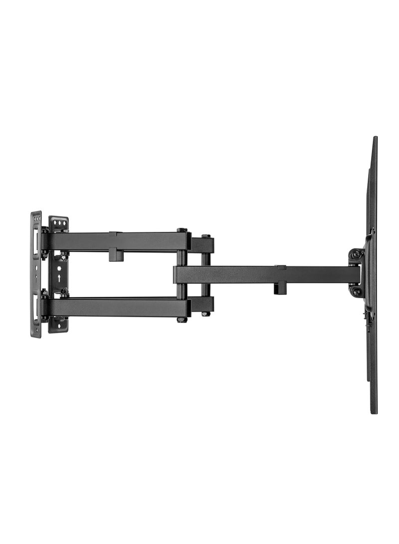 نيوستار حامل حائط للتلفزيون بزاوية كاملة الحركة للشاشات 32"-70" LED/LCD/منحنية، ذراع مزدوج قوي، VESA 600x400، يتحمل حتى 45 كجم/99 رطلاً – تصميم موفر للمساحة وسهل التركيب - Image 2