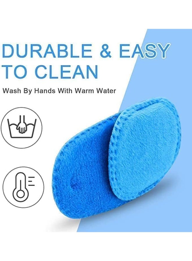 12 Pcs Eye Patches for Adults Kids, Eye Patch for Glasses, Soft and Breathable, Lightweight and Easy to Carry, Easy to Use, for Lazy Eye Amblyopia Strabismus, for Left or Right Eye, Blue (Blue) - Image 4