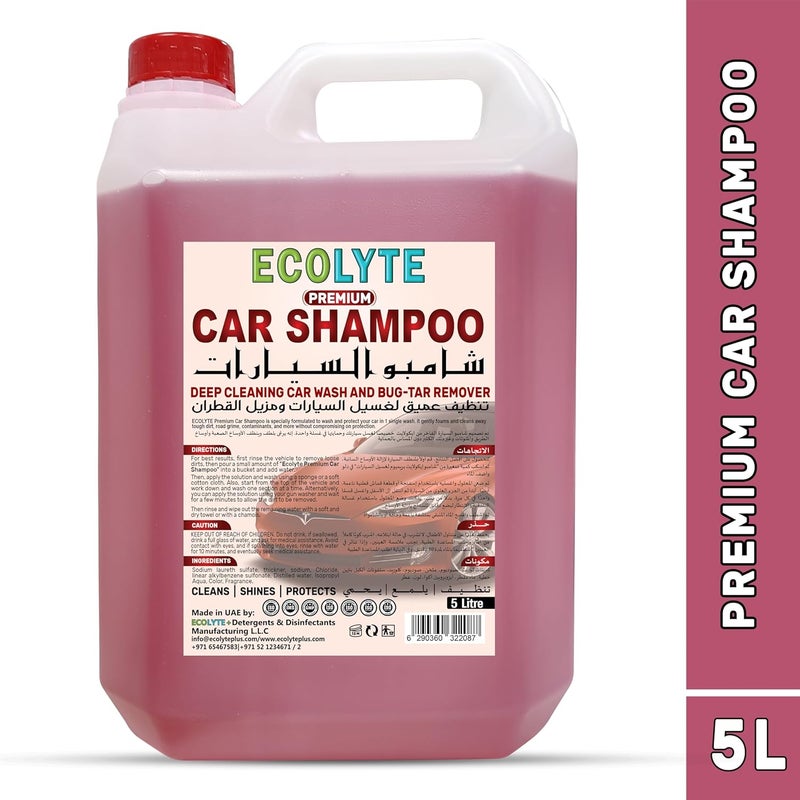 ECOLYTE+ شامبو سيارات ECOLYTE+ الفاخر - 5 لترات - Image 2