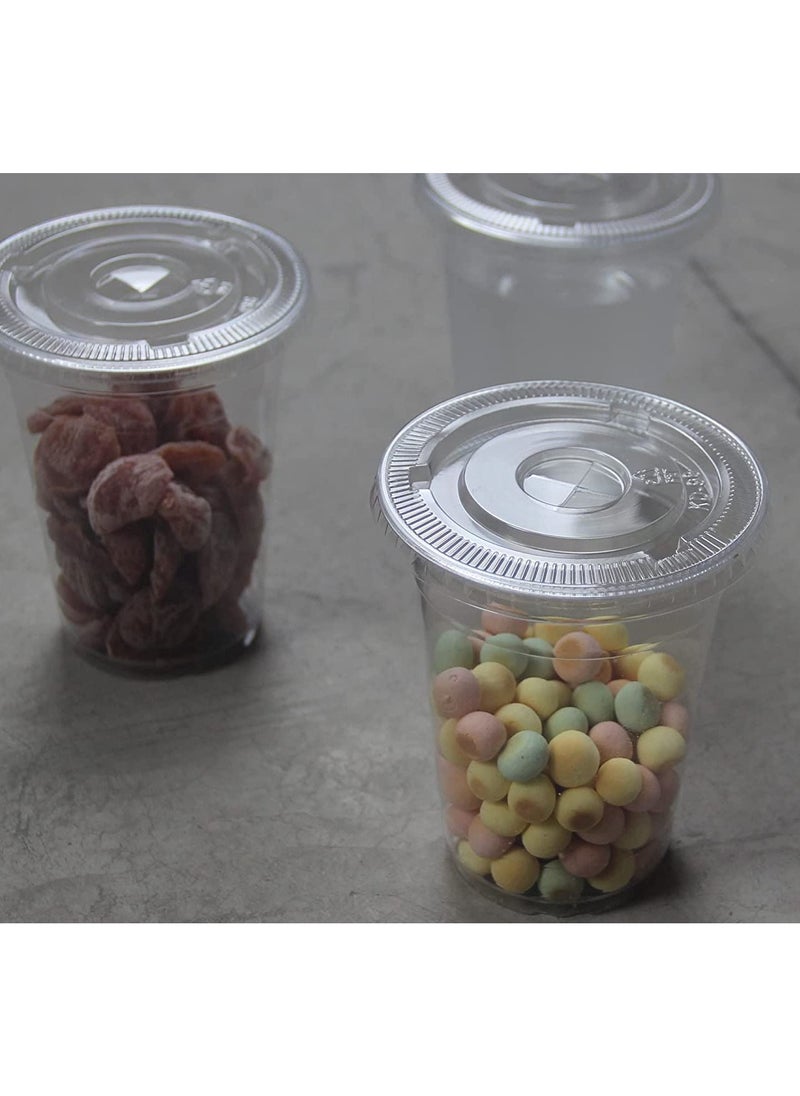 Generic 50 cups 16oz Clear Plastic Cups with lids  - Image 4