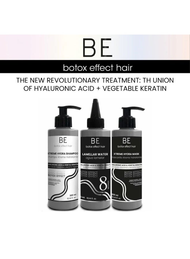 بى مجموعة العناية بالشعر Anea Techline BE 3x300ml Botox Effect شامبو وبلسم وقناع هيدرا - Image 5