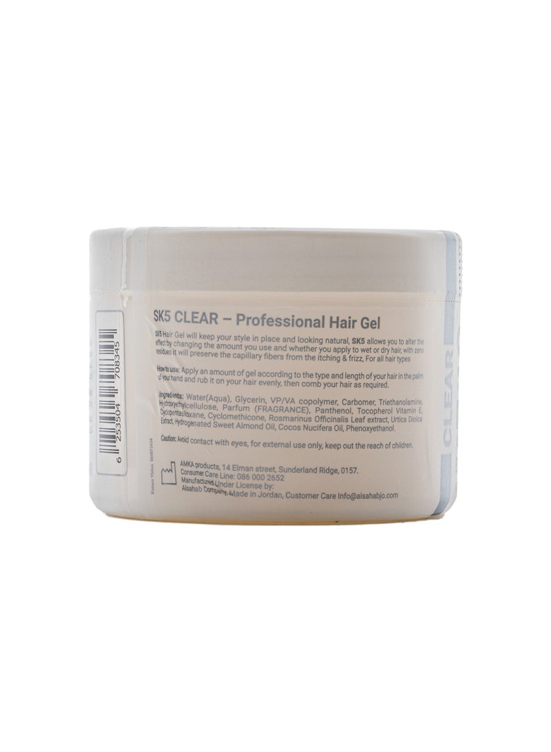 اس كي فايف جل الشعر الشفاف SK5 المهني 500 مل - تثبيت قوي ومقاومة للتجعد - Image 3