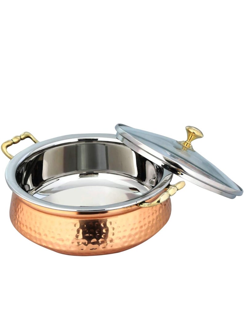 Bin Shihon 4 high quality hammered copper serving pot Available in several sizes - Image 3