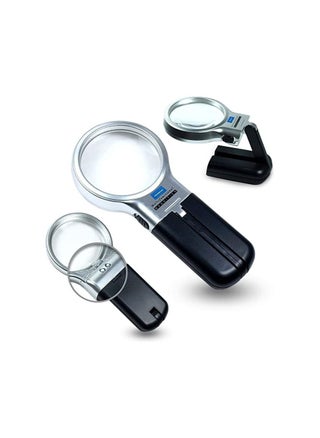 Portable Magnifying Lens 3X High-Powered Magnification Hand-Held Folding Magnifier Glass with LED Lights Stand and UV Protection for Reading - pzsku/Z0FA78C70BD7F80C7B8AFZ/45/_/1683184099/c7cc368a-82cb-4409-8db6-11c84e2ef440
