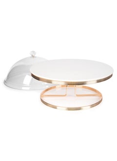 La Mesa Round Cake Plate With Acrylic Dome And Stand  - Image 2