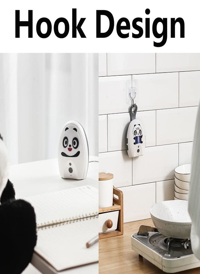 TimeFlys Audio Baby Monitor TimeFlys Twin Mustang Panda,Talk Back Intercom,Two Parent Units, Long Range up to 1000 ft,Temperature Monitoring and Warning,Lullabies,Rechargeable,Vibration,LCD Display,Night Light - Image 5