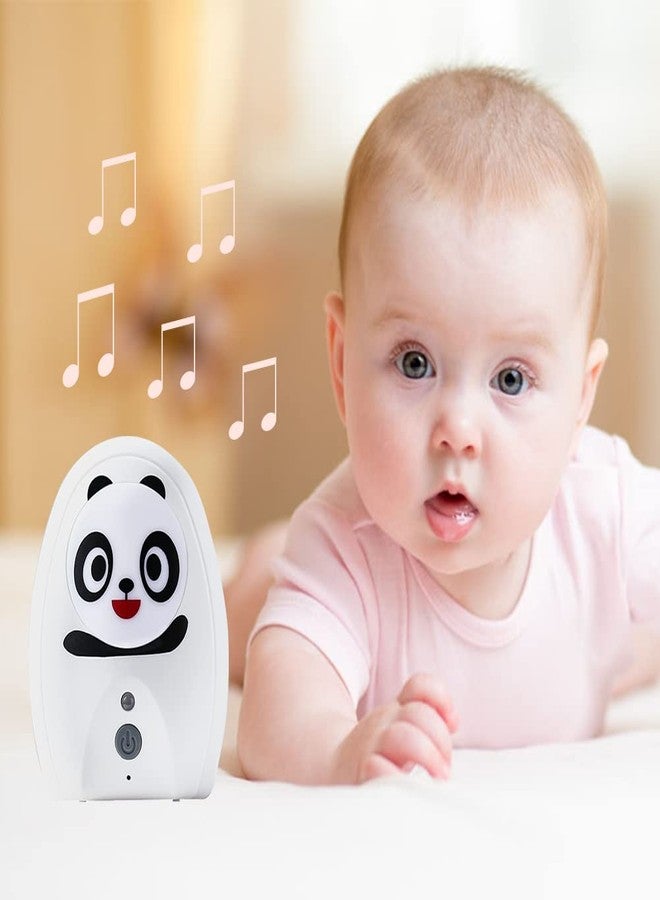TimeFlys Audio Baby Monitor TimeFlys Twin Mustang Panda,Talk Back Intercom,Two Parent Units, Long Range up to 1000 ft,Temperature Monitoring and Warning,Lullabies,Rechargeable,Vibration,LCD Display,Night Light - Image 3
