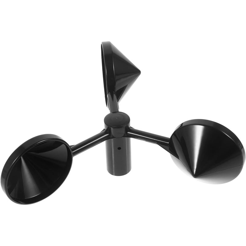 Lightweight ABS Cup Anemometer Housing For Outdoor Wind Speed Measurement 5.9X5.9X2.44 Inches - Image 2