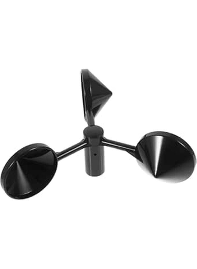 Lightweight ABS Cup Anemometer Housing For Outdoor Wind Speed Measurement 5.9X5.9X2.44 Inches - Image 1