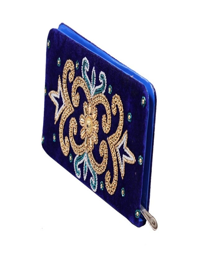 FLIHAUT Women's Beaded Clutch Purse (Blue) - Image 1