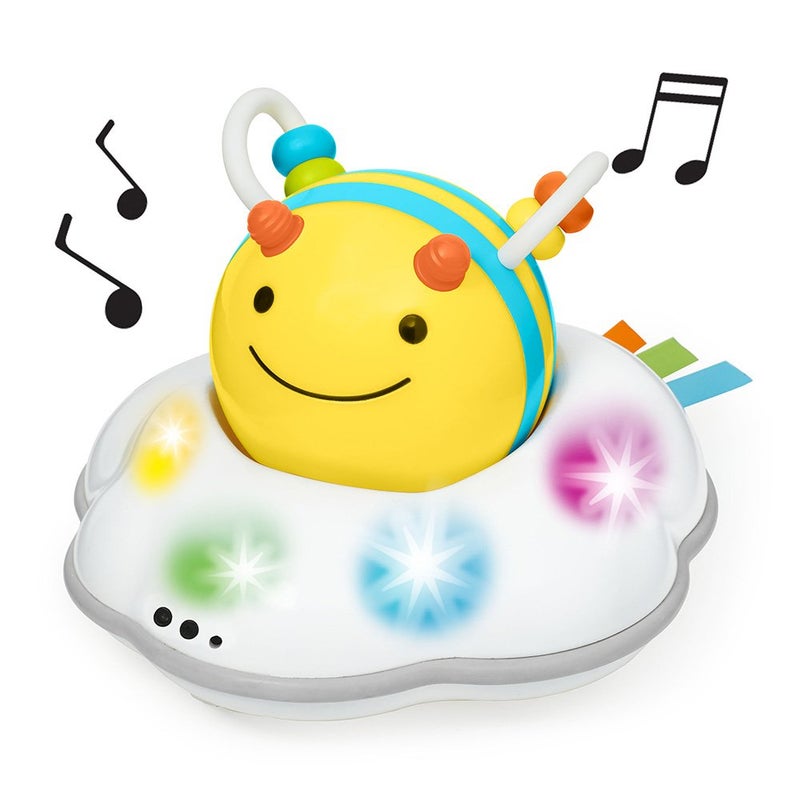 Skip Hop Baby Follow-Me Bee Tummy Time Crawl Toy 3-Stage Infant Sensory Development with Lights Sounds and Music Explore & More Age 5m+ - Image 4