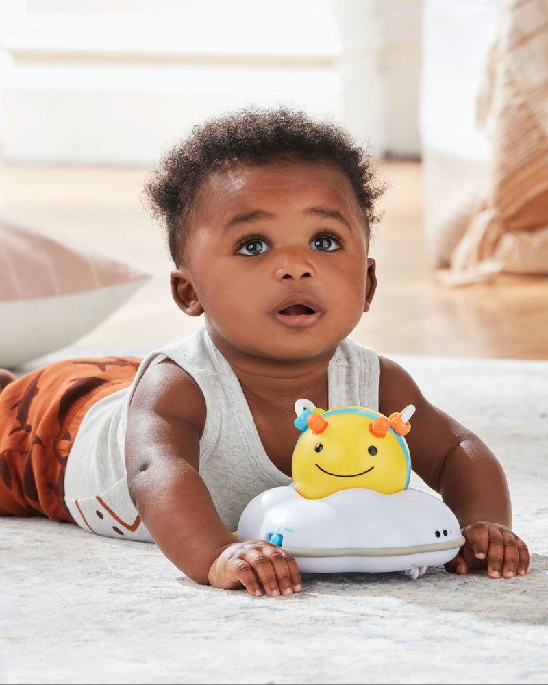 Skip Hop Baby Follow-Me Bee Tummy Time Crawl Toy 3-Stage Infant Sensory Development with Lights Sounds and Music Explore & More Age 5m+ - Image 5