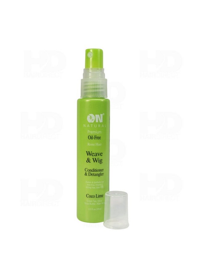 Natural Organic - On Organic Natural Premium Oilfree Weave & Wig Conditioner & Detangler Coco Lime 2 Oz - Image 1