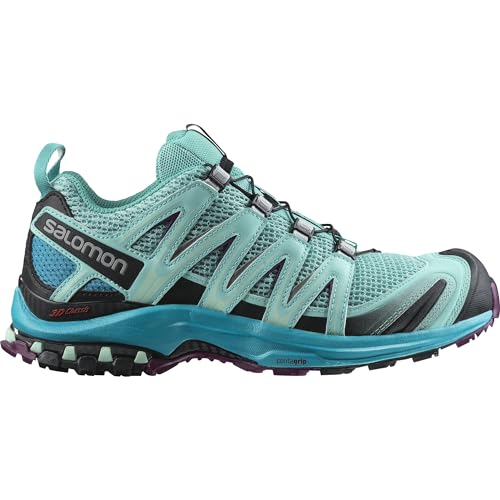 Salomon Women’s XA PRO 3D Trail Running Shoes - Blue Curacao/Bluebird/Dark Purple. - 7 - Image 2