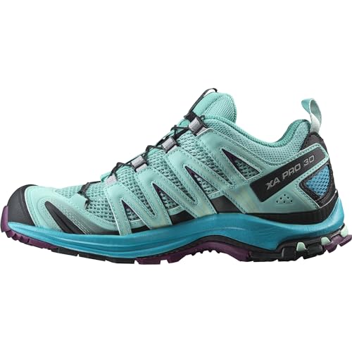Salomon Women’s XA PRO 3D Trail Running Shoes - Blue Curacao/Bluebird/Dark Purple. - 7 - Image 5