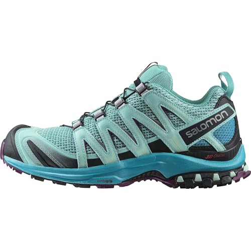Salomon Women’s XA PRO 3D Trail Running Shoes - Blue Curacao/Bluebird/Dark Purple. - 7 - Image 1