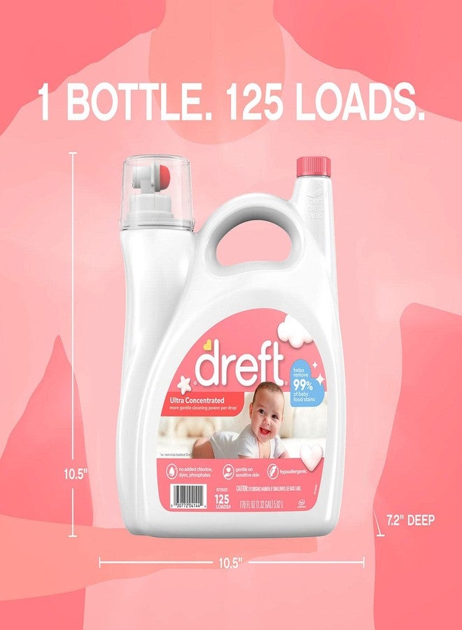 Dreft مسحوق غسيل الأطفال دريفت - 150 أونصة سائلة - Image 2