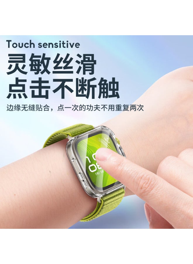 Binghong Protective Film Case For Huawei Fit4 Watch, Compatible With Huawei Fit4 Protective Film Case, Full/semi Protection, Highly Transparent, Shockproof And Scratch-resistant - Transparent